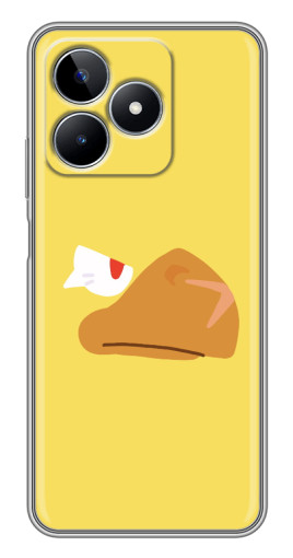 Чехол с печатью "Gold Crow" для Realme C53