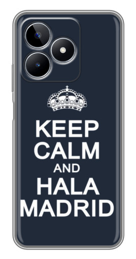 Чехол с картинкой "Hala Madrid" для Realme C53