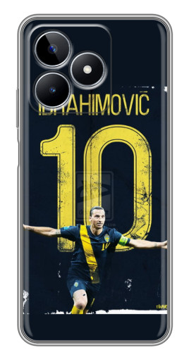 Чехол с печатью "Ибрагимович 10" для Realme C53