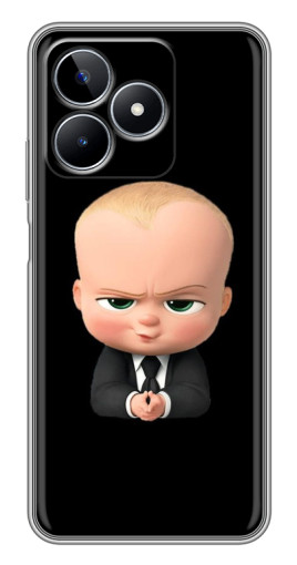 Чехол с печатью "Хитрый Босс" для Realme C53