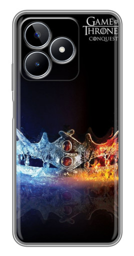 Чехол с печатью "Корона" для Realme C53