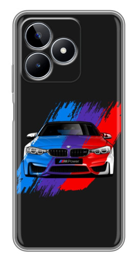 Чехол с печатью "Красочный BMW" для Realme C53
