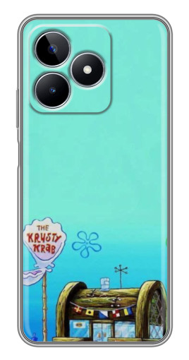 Чехол с картинкой "Krusty Krab" для Realme C53