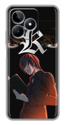 Чехол с печатью "Лайт Ягами Death Note" для Realme C53