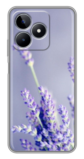 Чехол с картинкой "Лаванда вблизи" для Realme C53