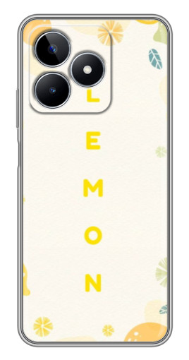 Чехол с печатью "Lemon" для Realme C53