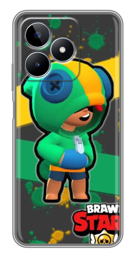 Чехол с принтом "Leon Brawl Stars" для Realme C53