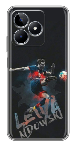 Чехол с печатью "Лёва" для Realme C53