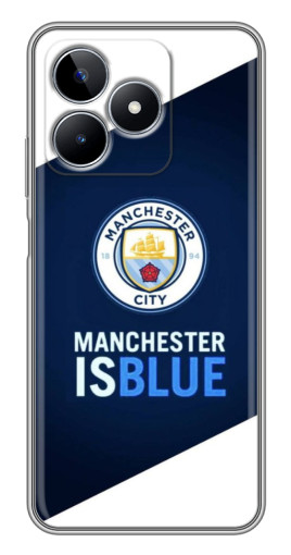 Чехол с картинкой "Manchester is Blue" для Realme C53