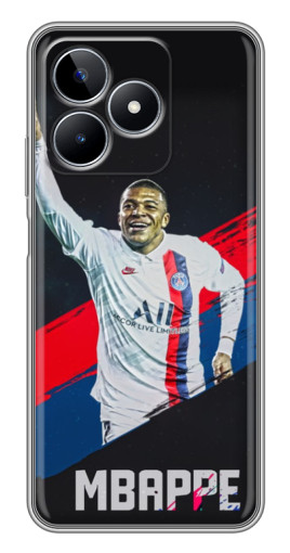 Чехол с картинкой "Mbappe в ПСЖ" для Realme C53
