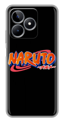 Чехол с печатью "Надпись Naruto" для Realme C53