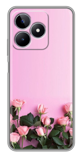 Чехол с принтом "Нежные розы" для Realme C53