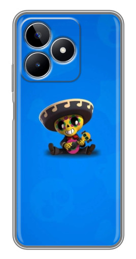 Чехол с печатью "Poco с гитарой" для Realme C53