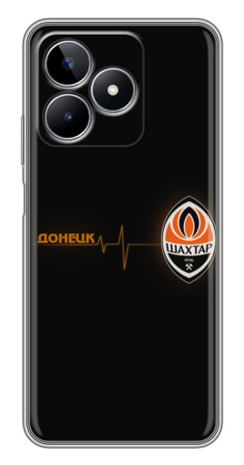 Силиконовый чехол с изображением "Шахтер в сердце" для Realme C53