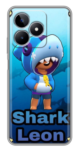 Чехол с картинкой "Shark Leon" для Realme C53