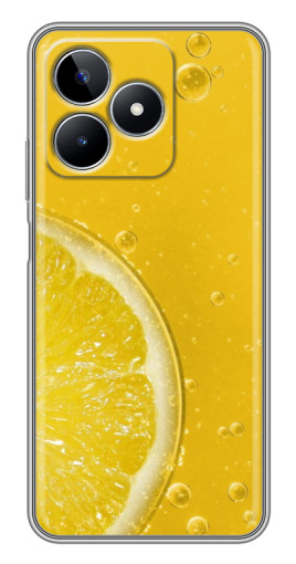 Силиконовый чехол с изображением "Сочный лимон" для Realme C53