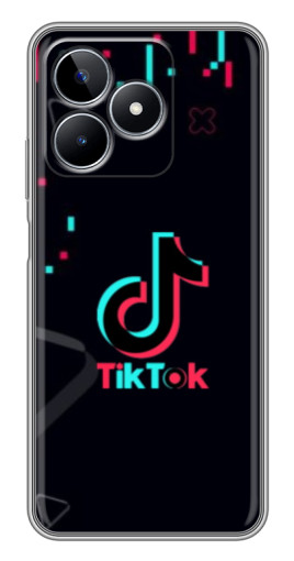 Чехол с печатью "Стиль TikTok" для Realme C53