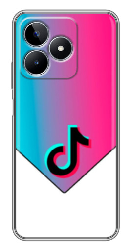 Силиконовый чехол с изображением "Tiktok Logo" для Realme C53