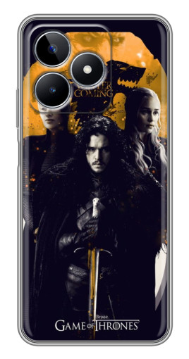 Чехол с печатью "Winter Coming" для Realme C53