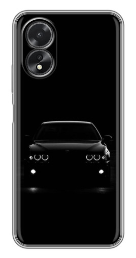 Силиконовый чехол с изображением "Черный бумер" для Oppo A38