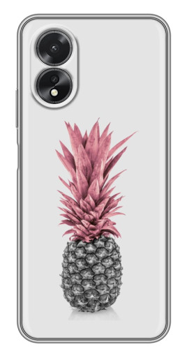 Чехол с печатью "Чёрно-белый ананас" для Oppo A38