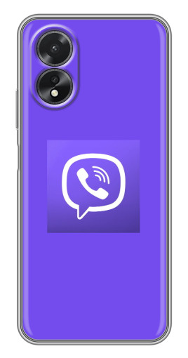 Чехол с картинкой "Лого Viber" для Oppo A38