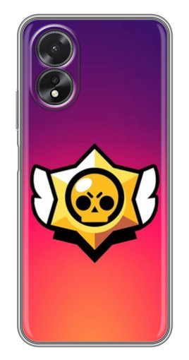 Чехол с картинкой "Логотип Brawl Stars" для Oppo A38