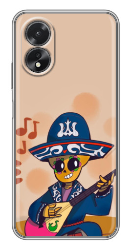 Чехол с печатью "Музыкант Poco" для Oppo A38