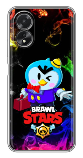 Чехол с печатью "Пингвин с игры" для Oppo A38