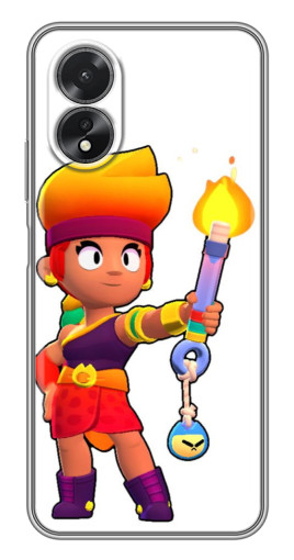 Чехол с печатью "Amber Бравл старс" для Oppo A18