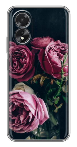 Силиконовый чехол с изображением "Букет роз" для Oppo A18