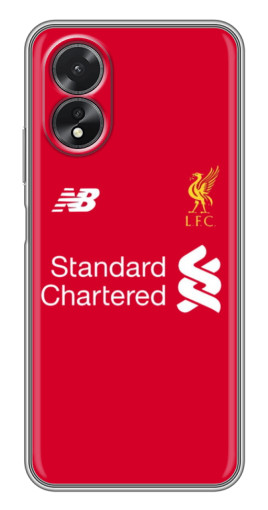 Чехол с печатью "Форма Liverpool" для Oppo A18