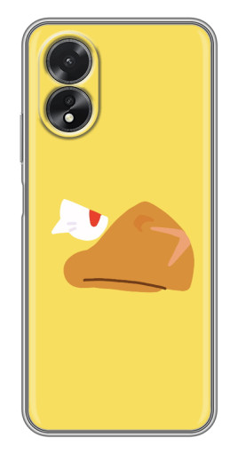 Чехол с картинкой "Gold Crow" для Oppo A18