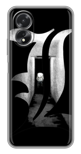 Чехол с печатью "Инициали Лоулайта" для Oppo A18