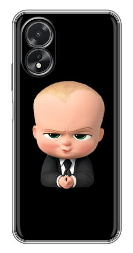 Силиконовый чехол с изображением "Хитрый Босс" для Oppo A18