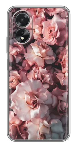 Силиконовый чехол с изображением "Куст роз" для Oppo A18