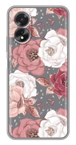 Чехол с принтом "Рисунок розы" для Oppo A18