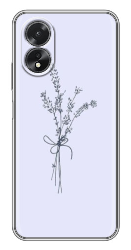 Чехол с печатью "Веточки лаванды" для Oppo A18