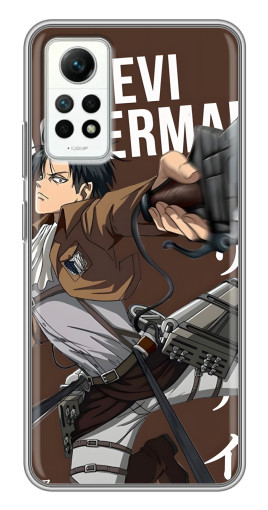 Силиконовый чехол с изображением "Ackermankerman levi" для Xiaomi Redmi Note 12 Pro (4g)