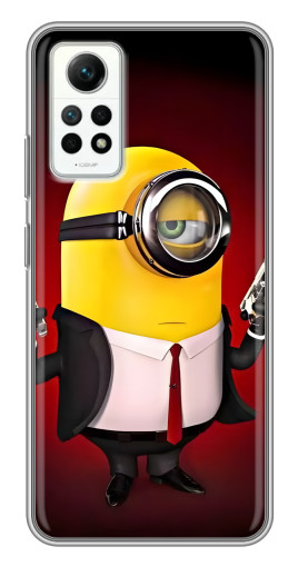 Чехол с печатью "Агент Миньон" для Xiaomi Redmi Note 12 Pro (4g)