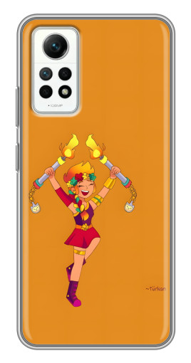 Чехол с печатью "Амбер ликует" для Xiaomi Redmi Note 12 Pro (4g)