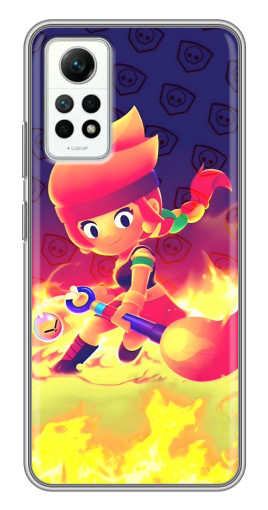 Чехол с печатью "Амбер в огне" для Xiaomi Redmi Note 12 Pro (4g)