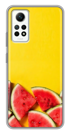 Чехол с картинкой "Арбузики на желтом" для Xiaomi Redmi Note 12 Pro (4g)