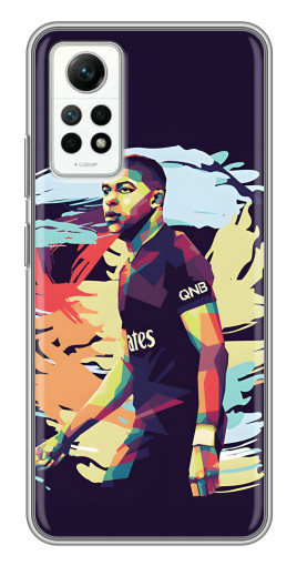 Чехол с принтом "ART Mbappe" для Xiaomi Redmi Note 12 Pro (4g)