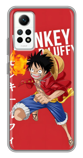Чехол с принтом "Атакующий D Luffy" для Xiaomi Redmi Note 12 Pro (4g)