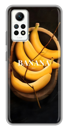 Чехол с принтом "Banana" для Xiaomi Redmi Note 12 Pro (4g)