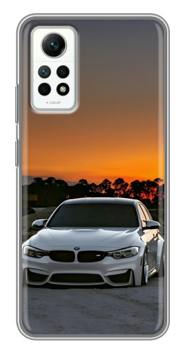 Чехол с печатью "BMW белая" для Xiaomi Redmi Note 12 Pro (4g)