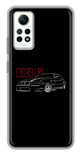 Чехол с печатью "BMW E36" для Xiaomi Redmi Note 12 Pro (4g)