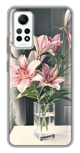 Чехол с печатью "Букет лилии" для Xiaomi Redmi Note 12 Pro (4g)