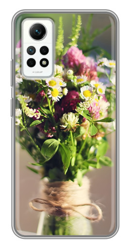 Чехол с печатью "Букет полевых цветов" для Xiaomi Redmi Note 12 Pro (4g)